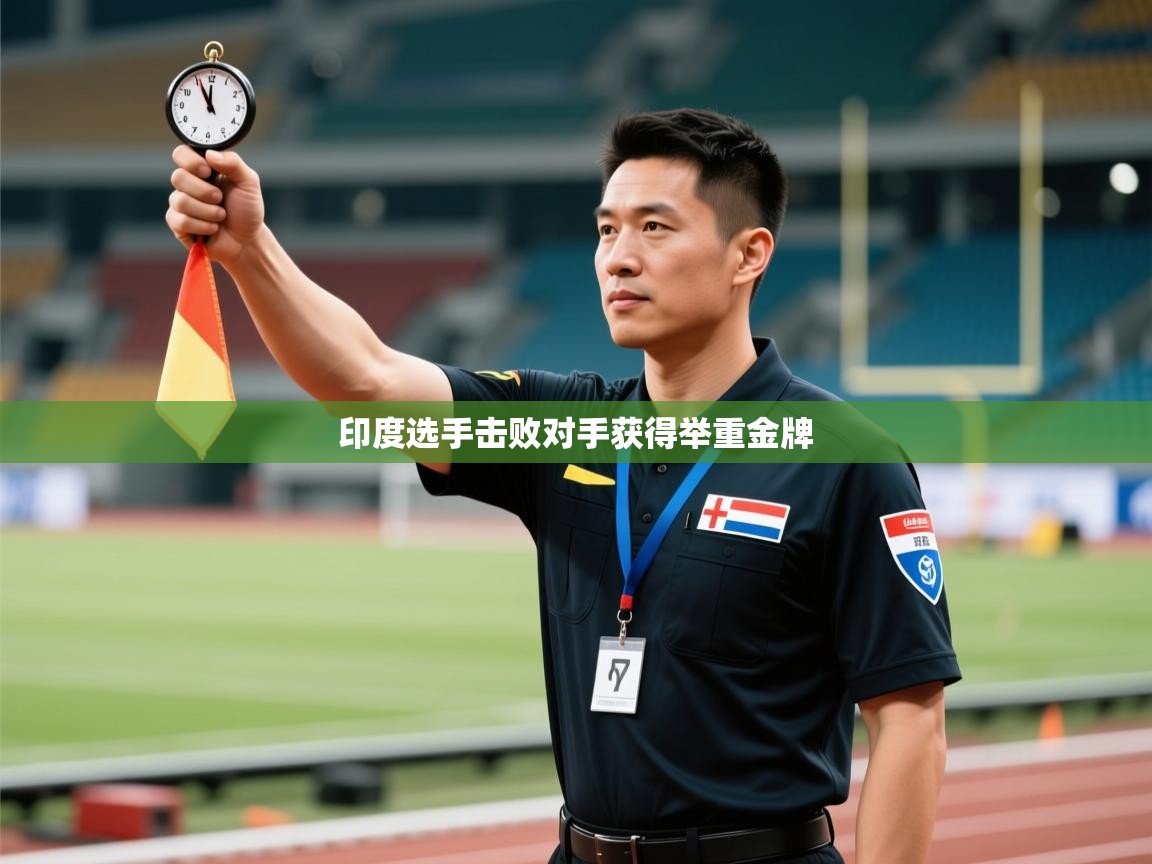 印度选手击败对手获得举重金牌